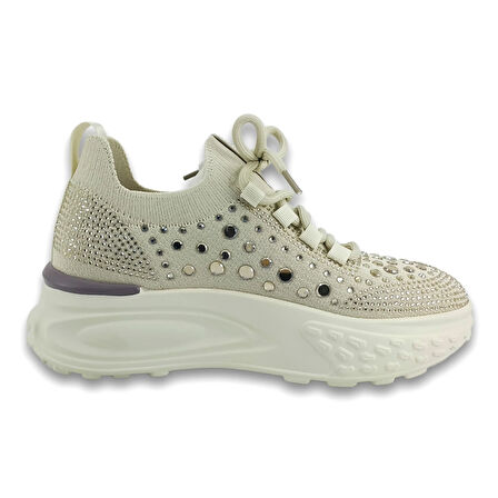 Guja 305 5 25YA Kadın Sneaker Günlük Ayakkabı Bej