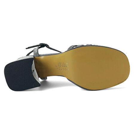 Beety 406 25YA Kadın Abiye Ayakkabı Platin