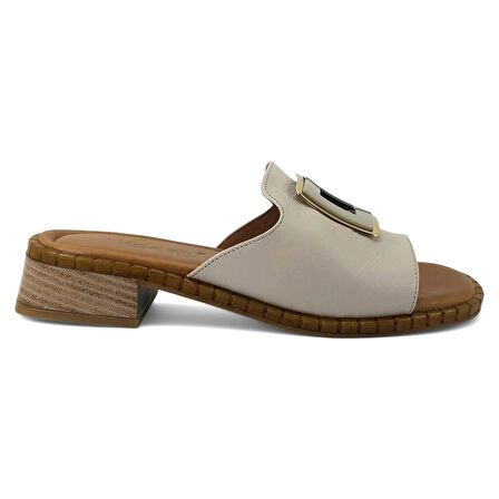 Beety 052 25YT Kadın Günlük Terlik Açık Gri