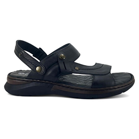 Forelli Ural 25YS Erkek Anatomik Sandalet Siyah