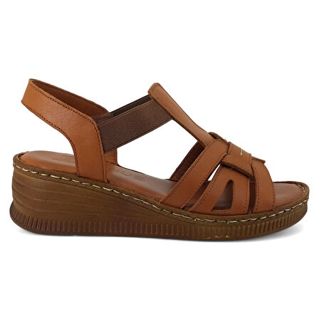 Venüs 24028801 25YS Kadın Günlük Sandalet Taba