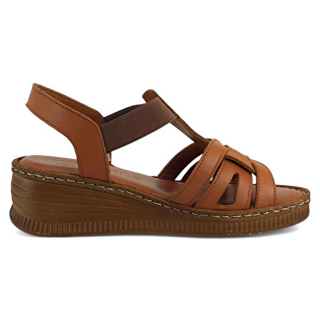 Venüs 24028801 25YS Kadın Günlük Sandalet Taba