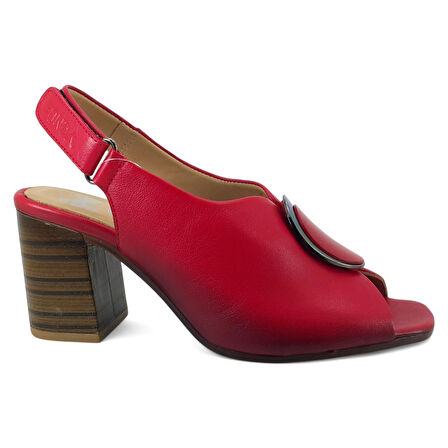 Venüs 2108518 25YS Kadın Günlük Sandalet Kırmızı