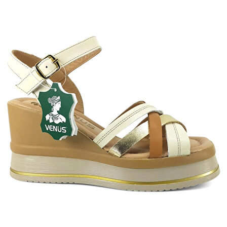 Venüs 2510902 25YS Kadın Günlük Sandalet Bej