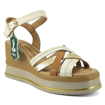 Venüs 2510902 25YS Kadın Günlük Sandalet Bej