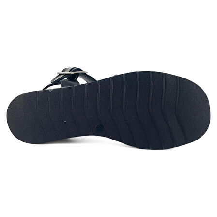 Venüs 2512303 25YS Kadın Günlük Sandalet Siyah