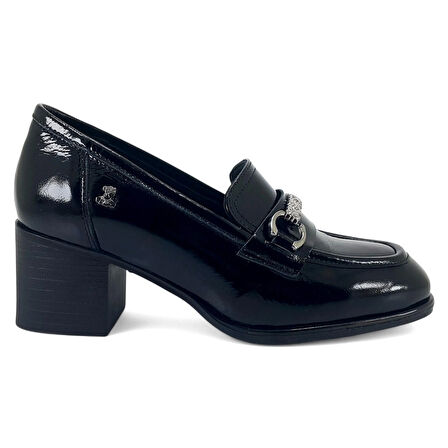 Venüs 2512701 25YA Kadın Günlük Ayakkabı Siyah Rugan