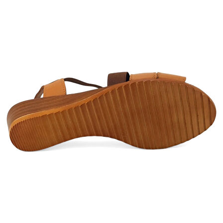 Mammamia 2735 25YS Kadın Günlük Sandalet Taba