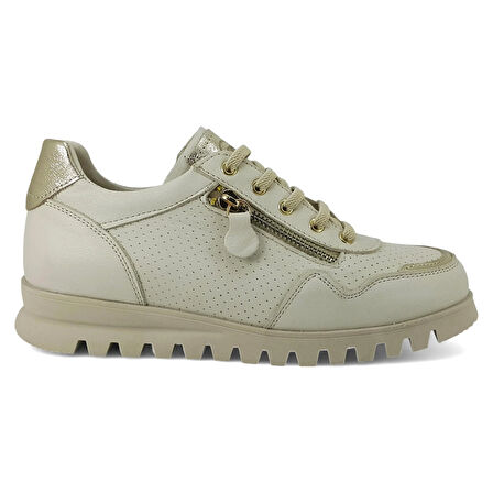 Mammamia 3195 25YA Kadın Günlük Ayakkabı Krem