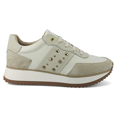 Mammamia 560 25YA Kadın Günlük Ayakkabı Krem