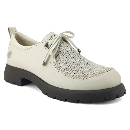 Mammamia 7310 25YA Kadın Günlük Ayakkabı Krem