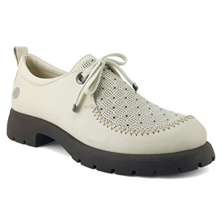 Mammamia 7310 25YA Kadın Günlük Ayakkabı Krem