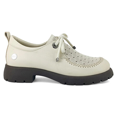 Mammamia 7310 25YA Kadın Günlük Ayakkabı Krem