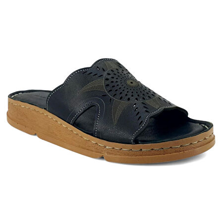 Mammamia 1155 25YT Kadın Günlük Terlik Siyah