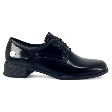 Mammamia 7245 25YA Kadın Günlük Ayakkabı Siyah Rugan