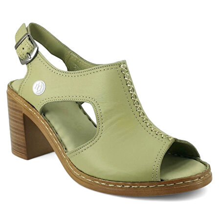Mammamia 2405 25YS Kadın Günlük Sandalet Yeşil