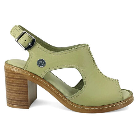 Mammamia 2405 25YS Kadın Günlük Sandalet Yeşil
