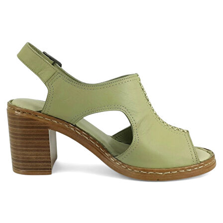 Mammamia 2405 25YS Kadın Günlük Sandalet Yeşil