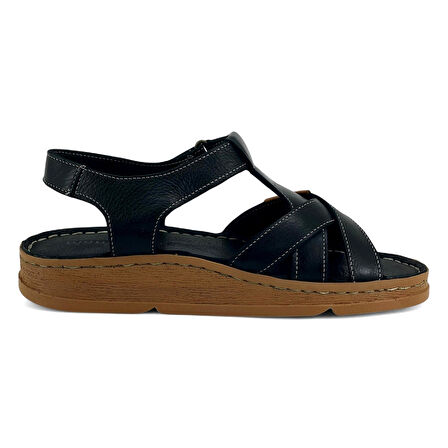 Mammamia 2440 25YS Kadın Günlük Sandalet Siyah