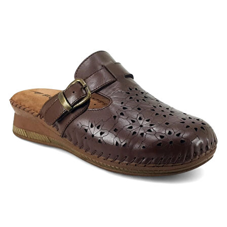 Forelli Cary 25YT Kadın Anatomik Günlük Terlik Kahverengi