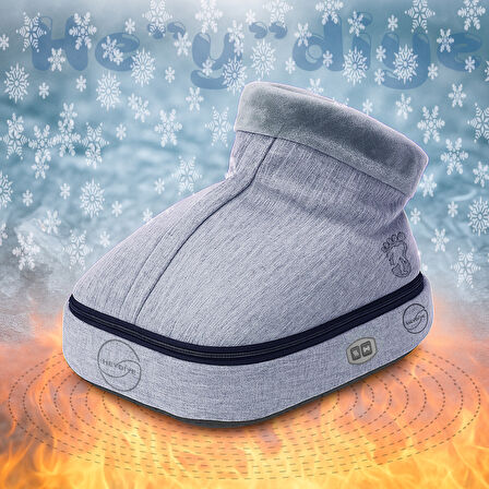 Titre Koca Ayak Elektronik 2 si 1 Arada Ayak Isıtıcılı ve Titreşimli Masaj Botu