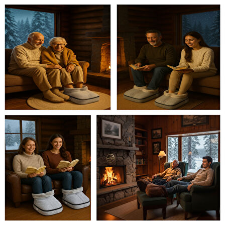 Titre Koca Ayak Elektronik 2 si 1 Arada Ayak Isıtıcılı ve Titreşimli Masaj Botu