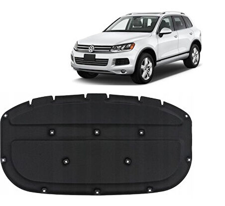 Touareg Motor Kaput Keçesi Klipsli 2011-2018