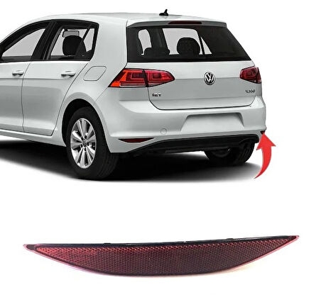 Golf 7 Arka Tampon Reflektor Karartılmıs Sag 2013-2017 5G0945106A