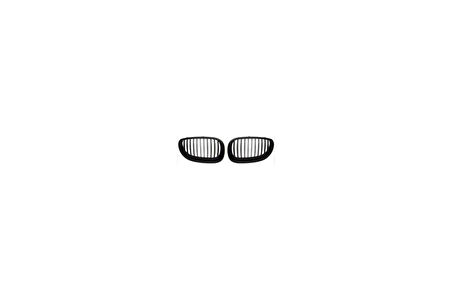 ÖN PANJUR BÖBREK SET BMW E60 + LCI MAT SIYAH  04>09