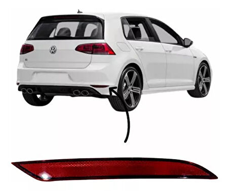 REFLEKTÖR ARKA TAMPON SAG GOLF7.5 2014-2020
