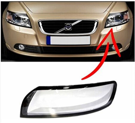 Volvo S40 Far Camı Sol- 2007-2012
