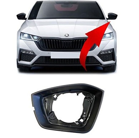 Skoda Octavia Ayna Çerçevesi Sol 2021-2024 5E3857531