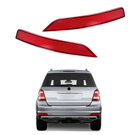 Mercedes X164 Arka Tampon Reflektör Sag 2009-2013