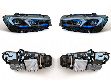 Bmw G20 Komple Ön Far Sag Sol Set Modıfıye Lcı-tıpı Lazer-lıght(DÖNÜŞÜM) 2020>>