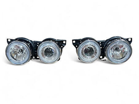 Bmw E30 Komple Far Set Krıstal Beyaz 1988-1991