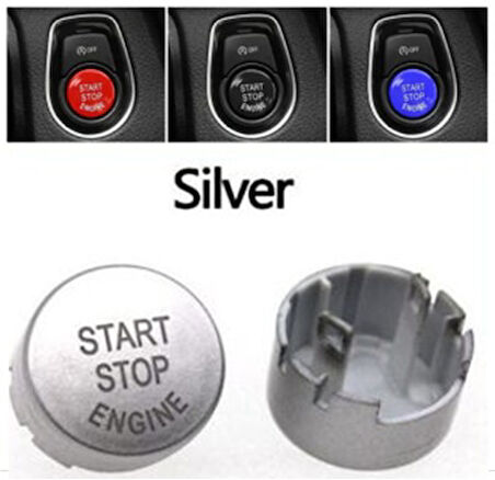START STOP DÜĞME KAPAĞI GÜMÜŞ  BMW F10 LCI F07 F06 F11 F12 F13 F01 LCI