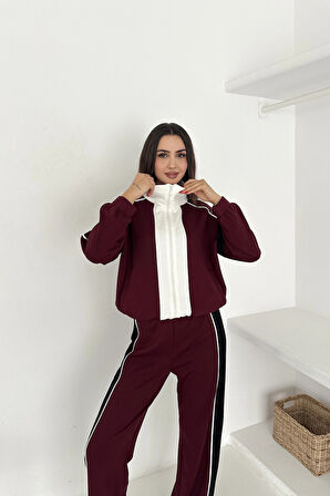 Garnili Fermuarlı Modal Takım