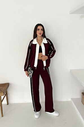 Garnili Fermuarlı Modal Takım