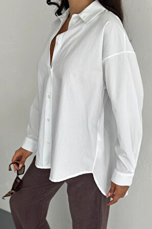 Pure Cloud Oversize Gömlek