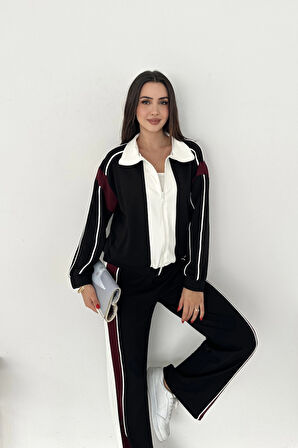 Garnili Fermuarlı Modal Takım