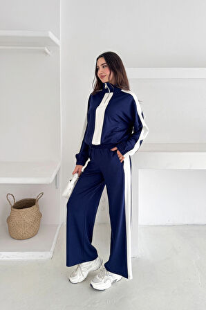 Garnili Yarım Fermuarlı Modal Takım