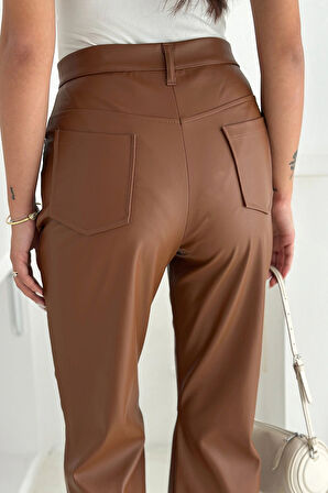 İçi Kadife Deri Pantolon