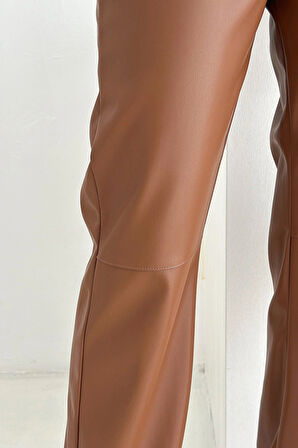 İçi Kadife Deri Pantolon