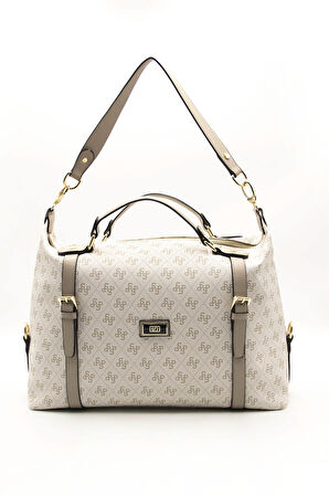 Kadın Omuz Çantası 1064-44100 SİLVER POLO Kadın ÇANTASI M178 BEJ-MAT KUM