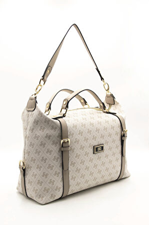 Kadın Omuz Çantası 1064-44100 SİLVER POLO Kadın ÇANTASI M178 BEJ-MAT KUM