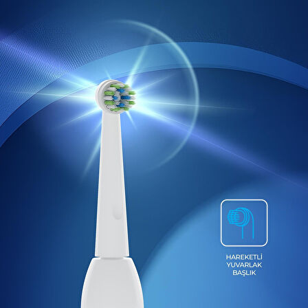 Polosmart PSC73 Şarjlı Diş Fırçası — IPX7 Waterproof, 1200 mAh Batarya, 3 Mod, 3+1 Yedek Başlıklı