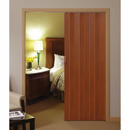 Katlanır Kapı Meşe 82x203 cm | Alan Tasarruflu Akordiyon Kapı – Şık, Dayanıklı ve Kolay Montaj