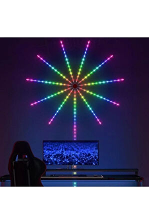 Müzik - Ses Kontrollü Led Şeritli Işık Usb RGB Peri Lambası