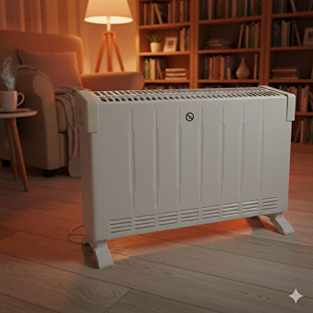 Elektrikli Isıtma Derecesi Ayarlı 2000Watt Turbo Konvektör