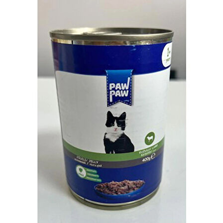 PAW PAW KUZULU KEDİ KONSERVESİ 400GR.X4ADET